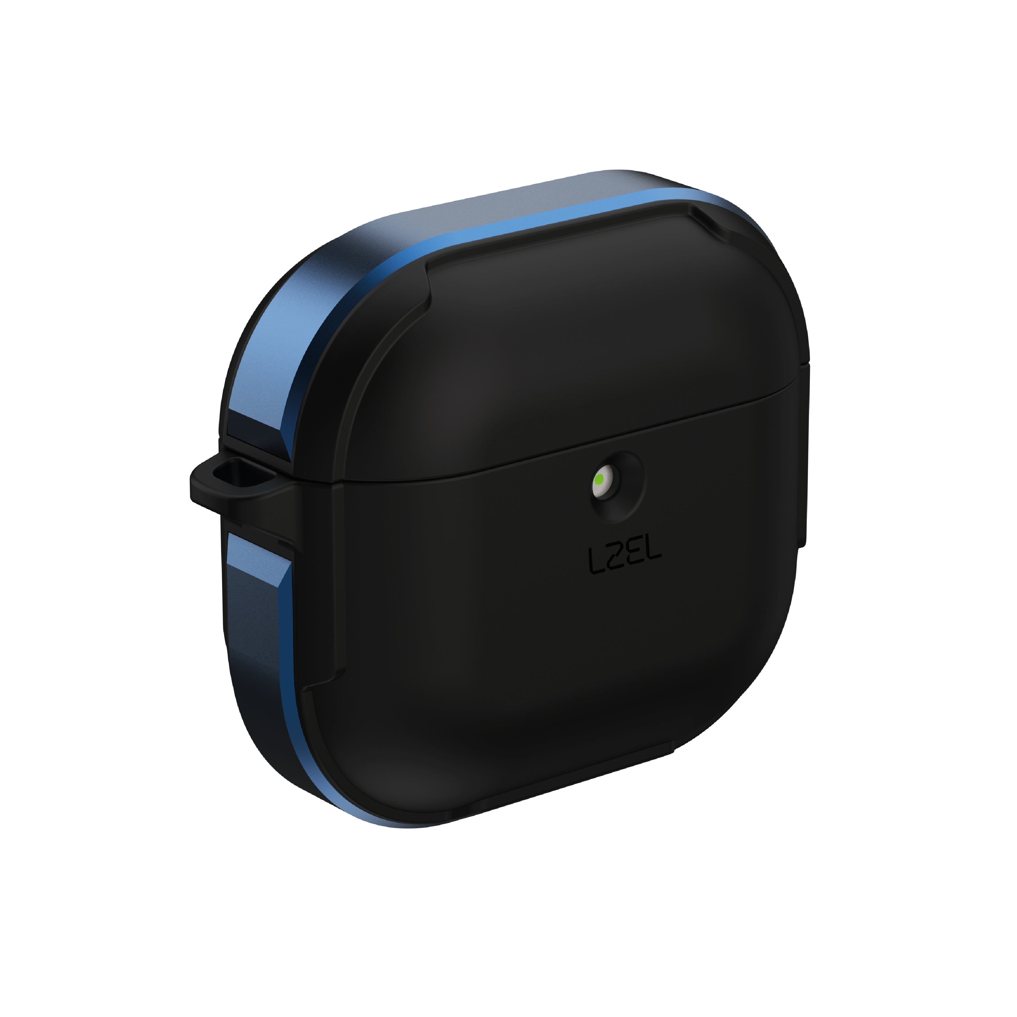 LZEL Aurum Airpods 4 Case Guard Pro Anti Fall Premium Hard Pc Case | Black / Navy Blue LZEL Aurum Airpods 4 Case Guard Pro Anti Fall Premium Hard Pc Case | Black / Navy Blue